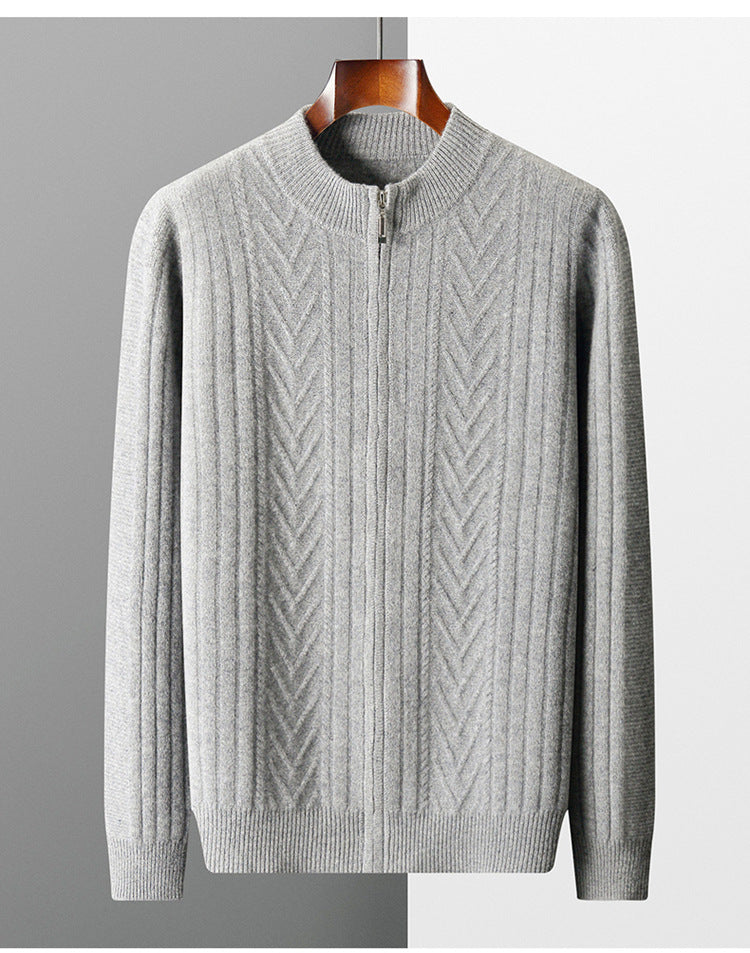 Mirelli | Cable knit cardigan | 100% cashmere