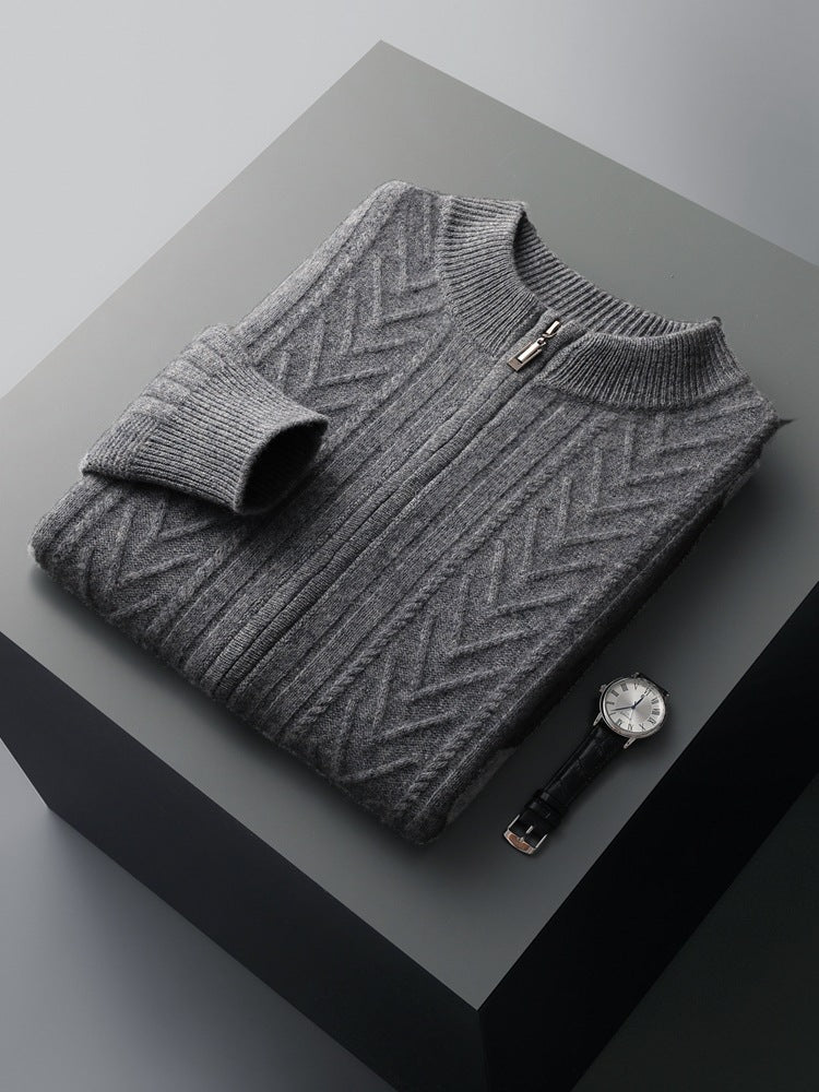 Mirelli | Cable knit cardigan | 100% cashmere