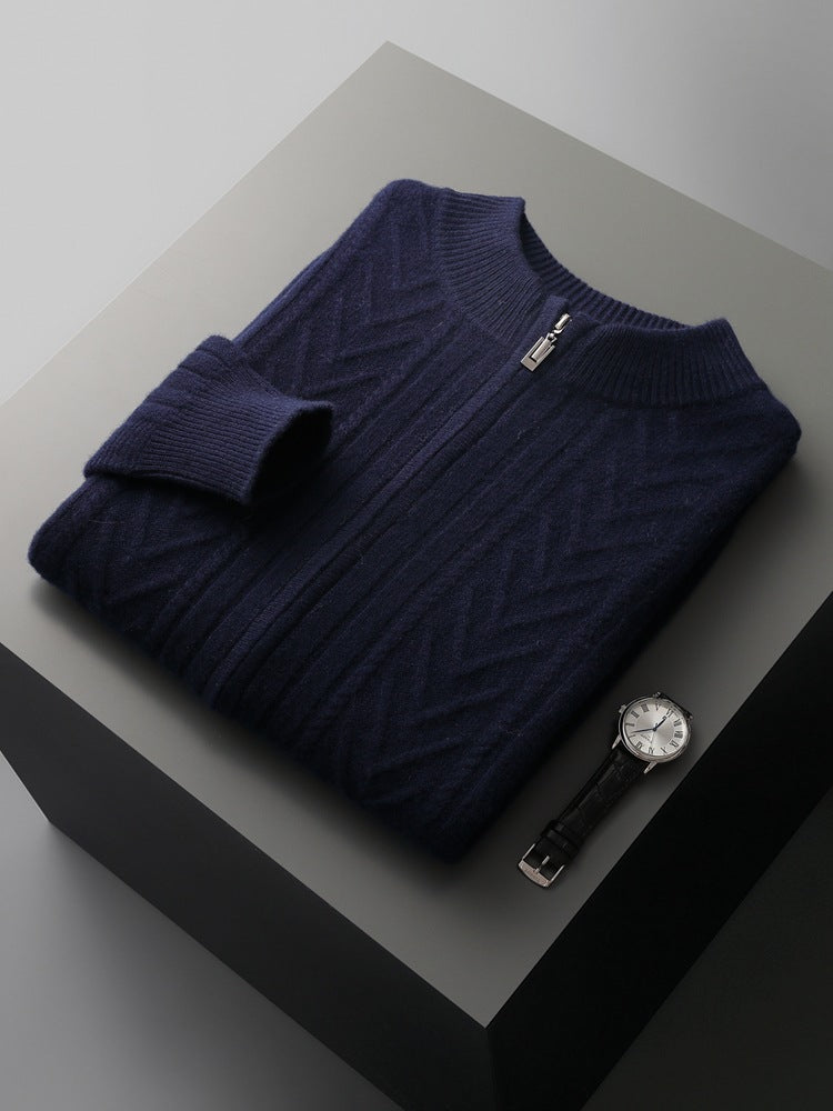 Mirelli | Cable knit cardigan | 100% cashmere