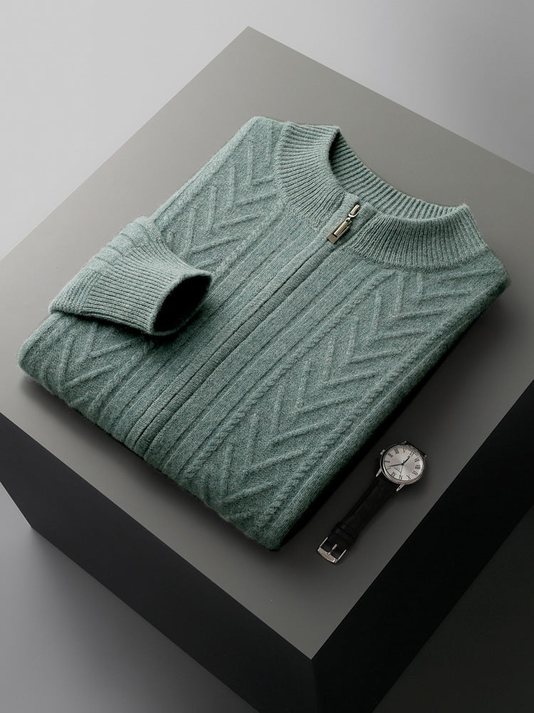 Mirelli | Cable knit cardigan | 100% cashmere