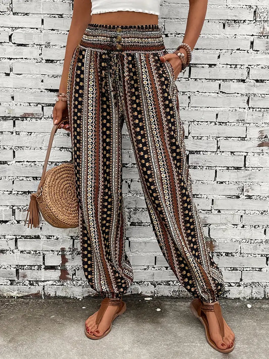 Mirelli | Boho high-waisted pants