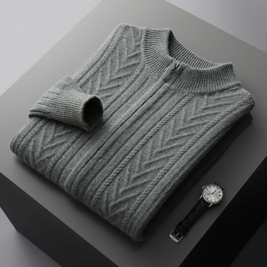 Mirelli | Cable knit Cardigan | 100% cashmere