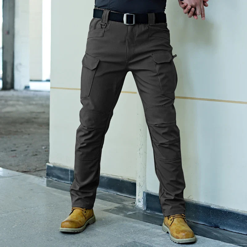 Mirelli | Casual army slim fit pants for men