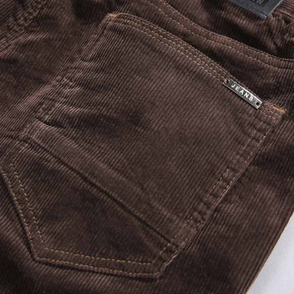 Mirelli | Elastic corduroy men's pants