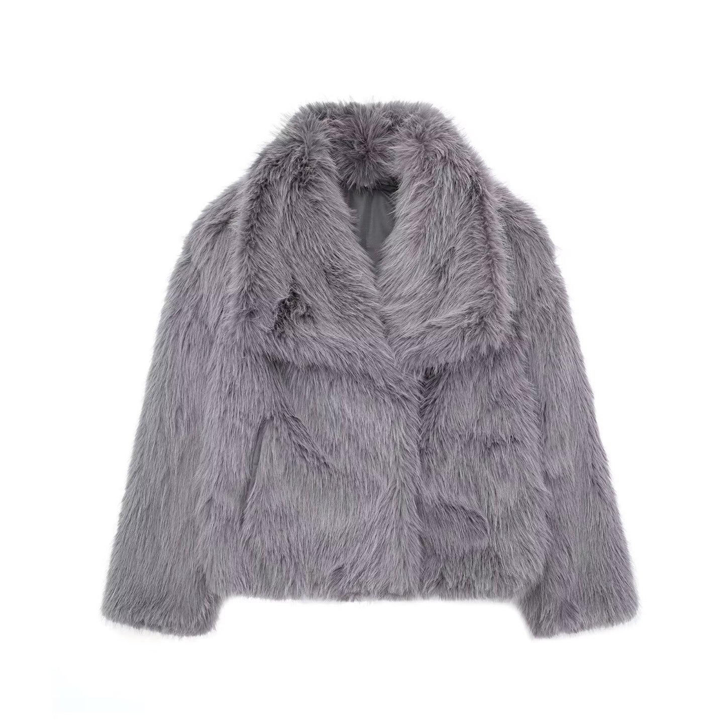 Mirelli | Fashionable faux fur coat for ladies