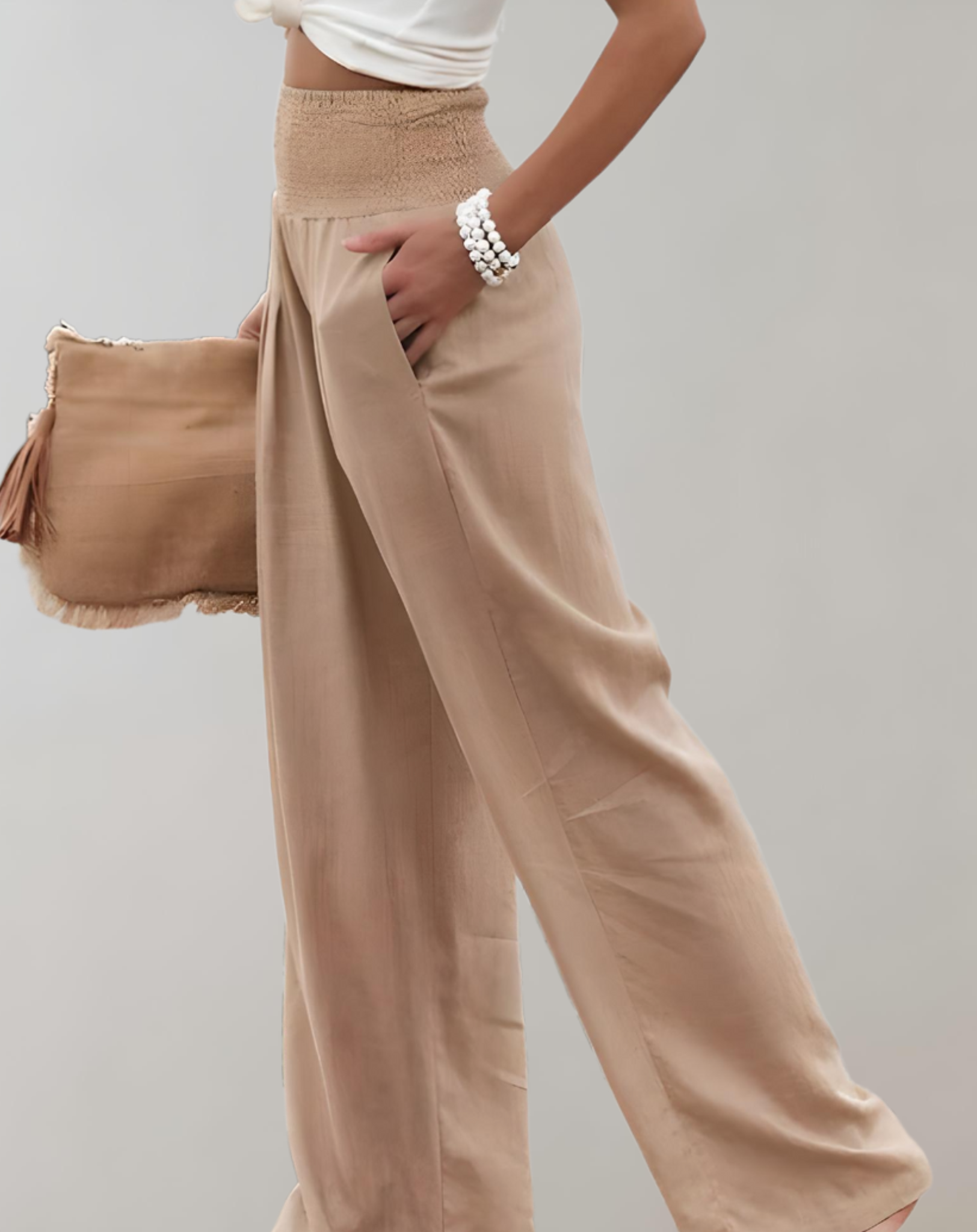 Mirelli | High Waist Flair Pants