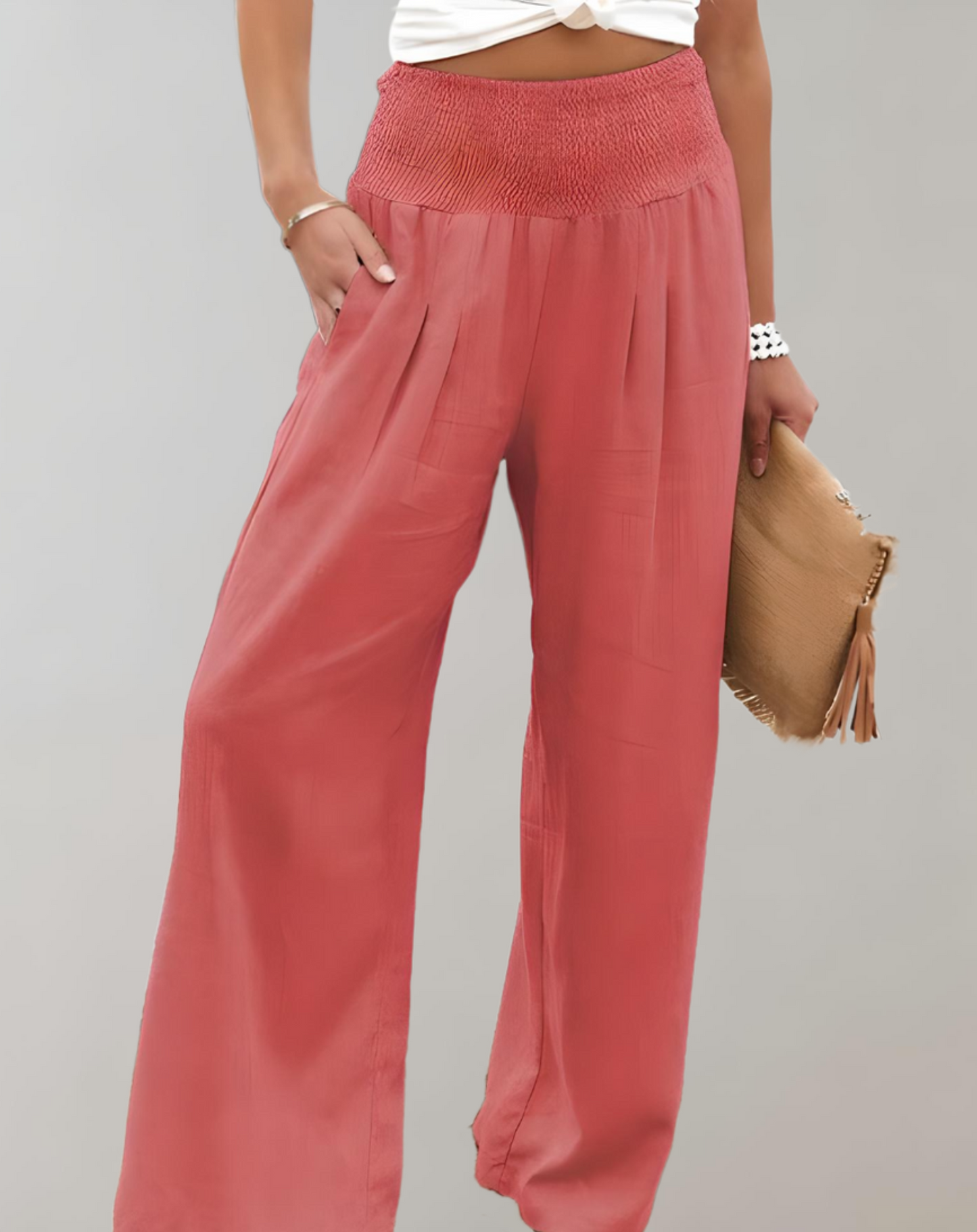 Mirelli | High Waist Flair Pants