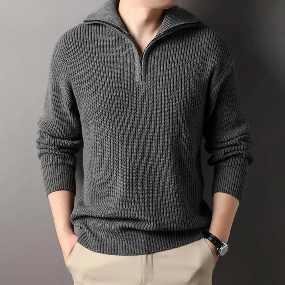 Mirelli | Merino wool half-zip jumper for men