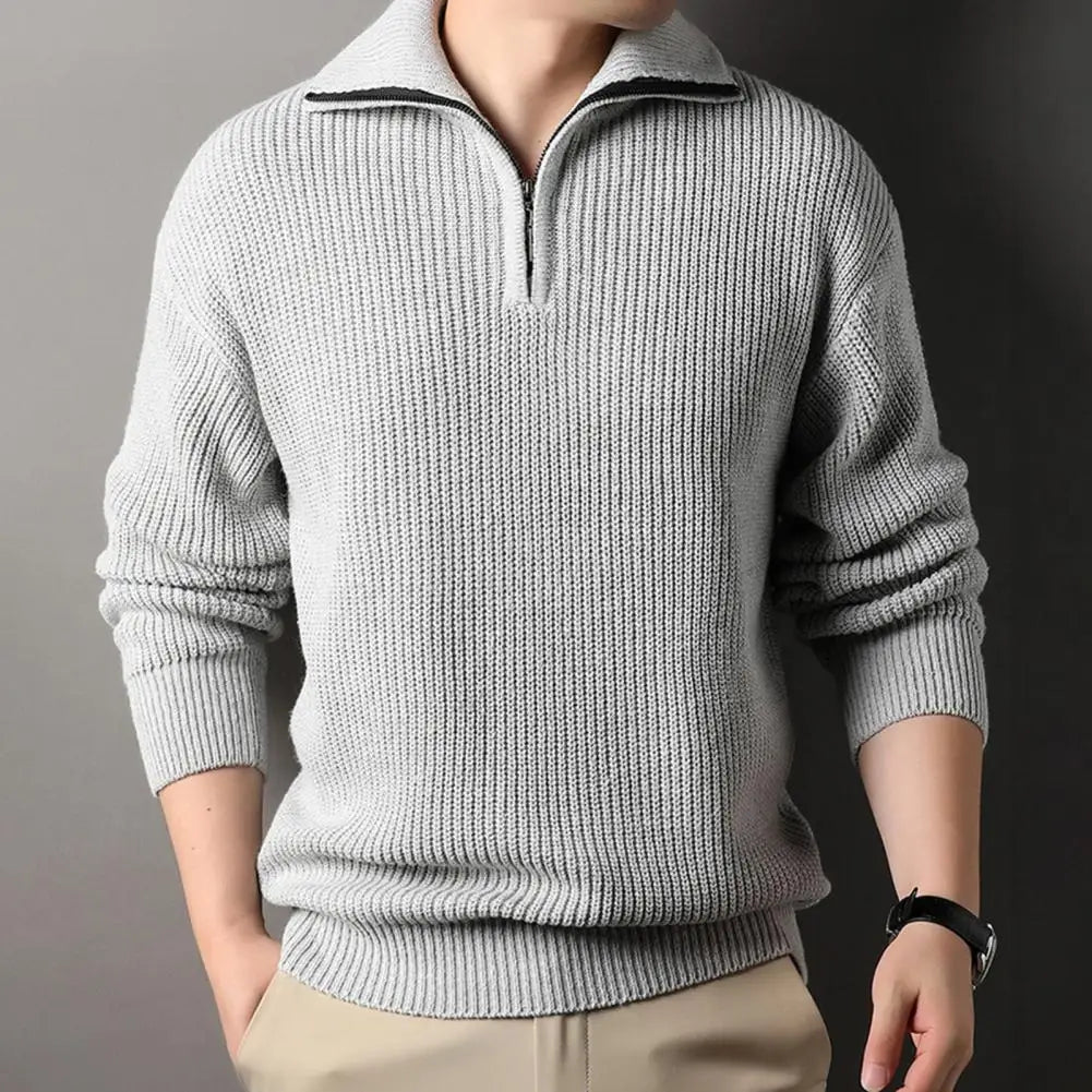 Mirelli | Merino wool half-zip jumper for men