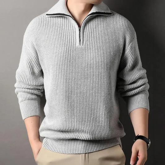 Mirelli | Merino wool half-zip jumper for men