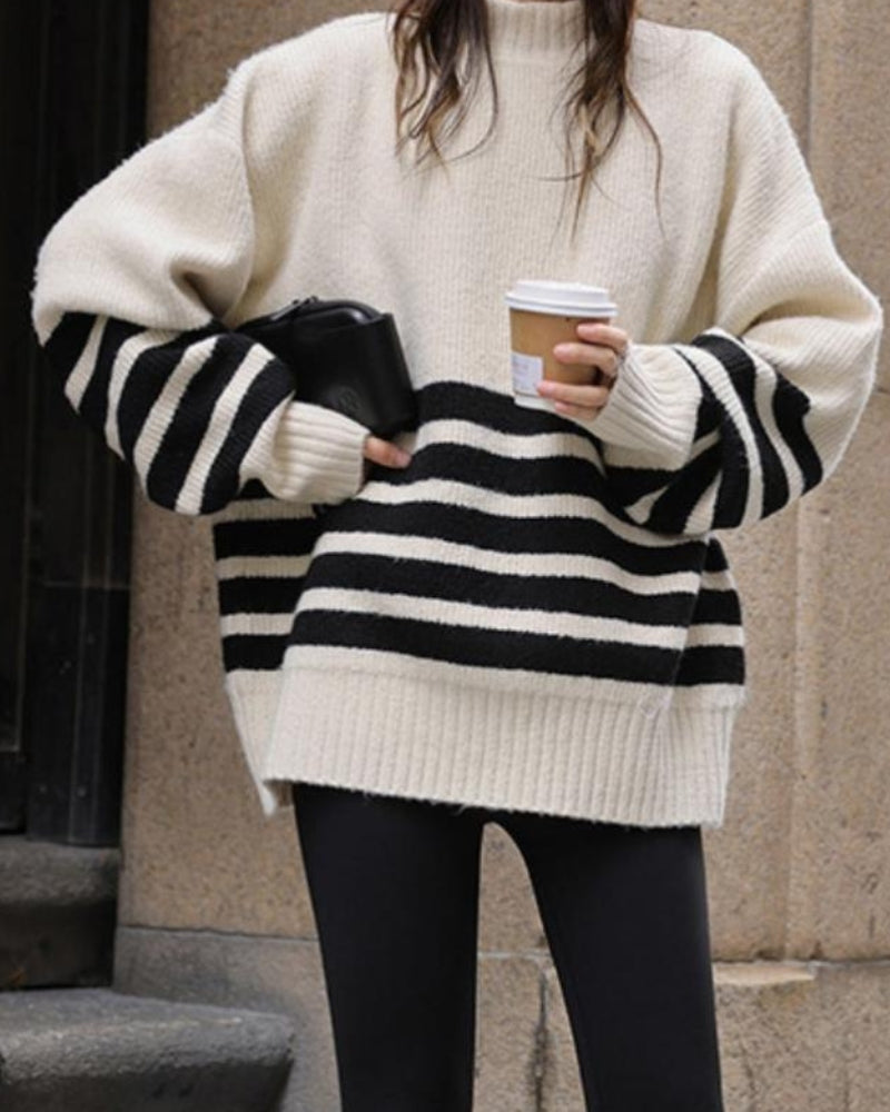 Mirelli | Oversized Striped Sweater