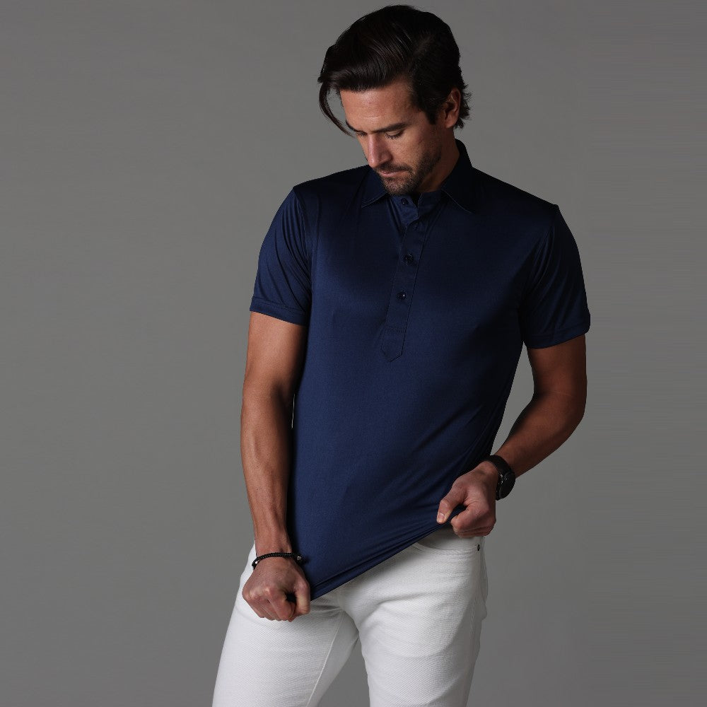 Mirelli | Polo with stiff collar