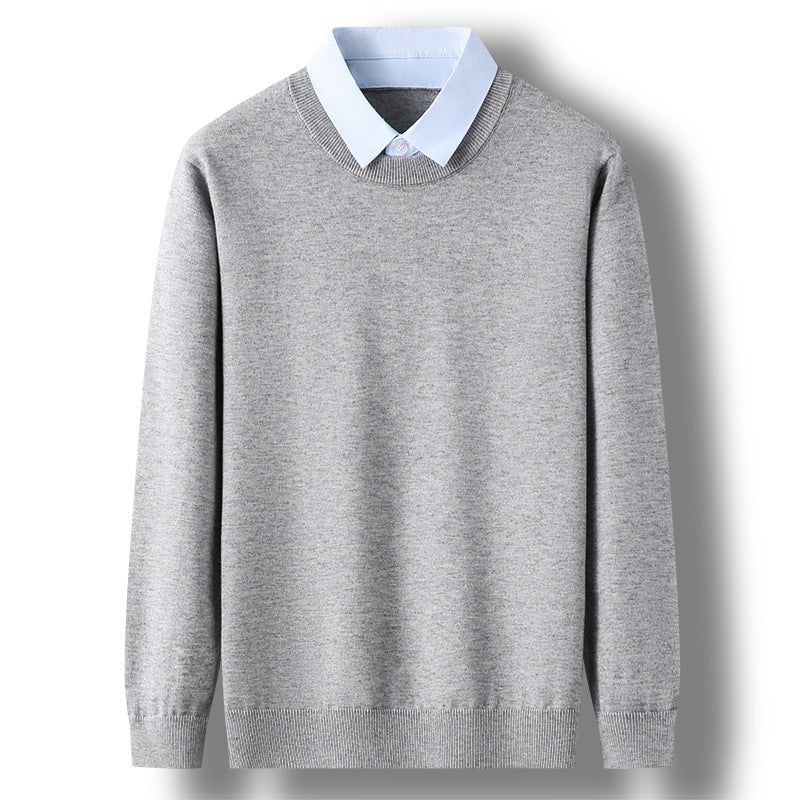 Mirelli | Sweater with sewn-on collar