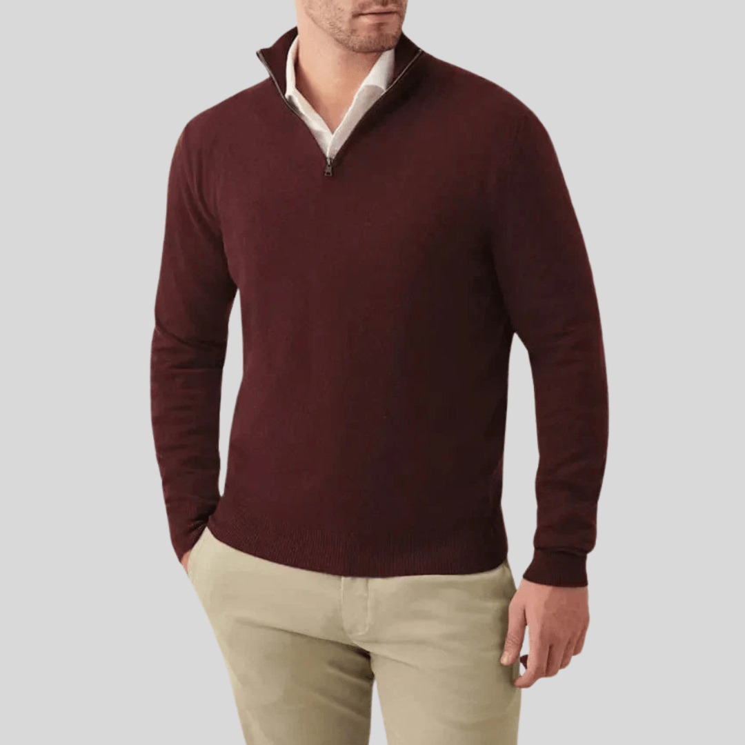 Mirelli | Timeless half-zip sweater