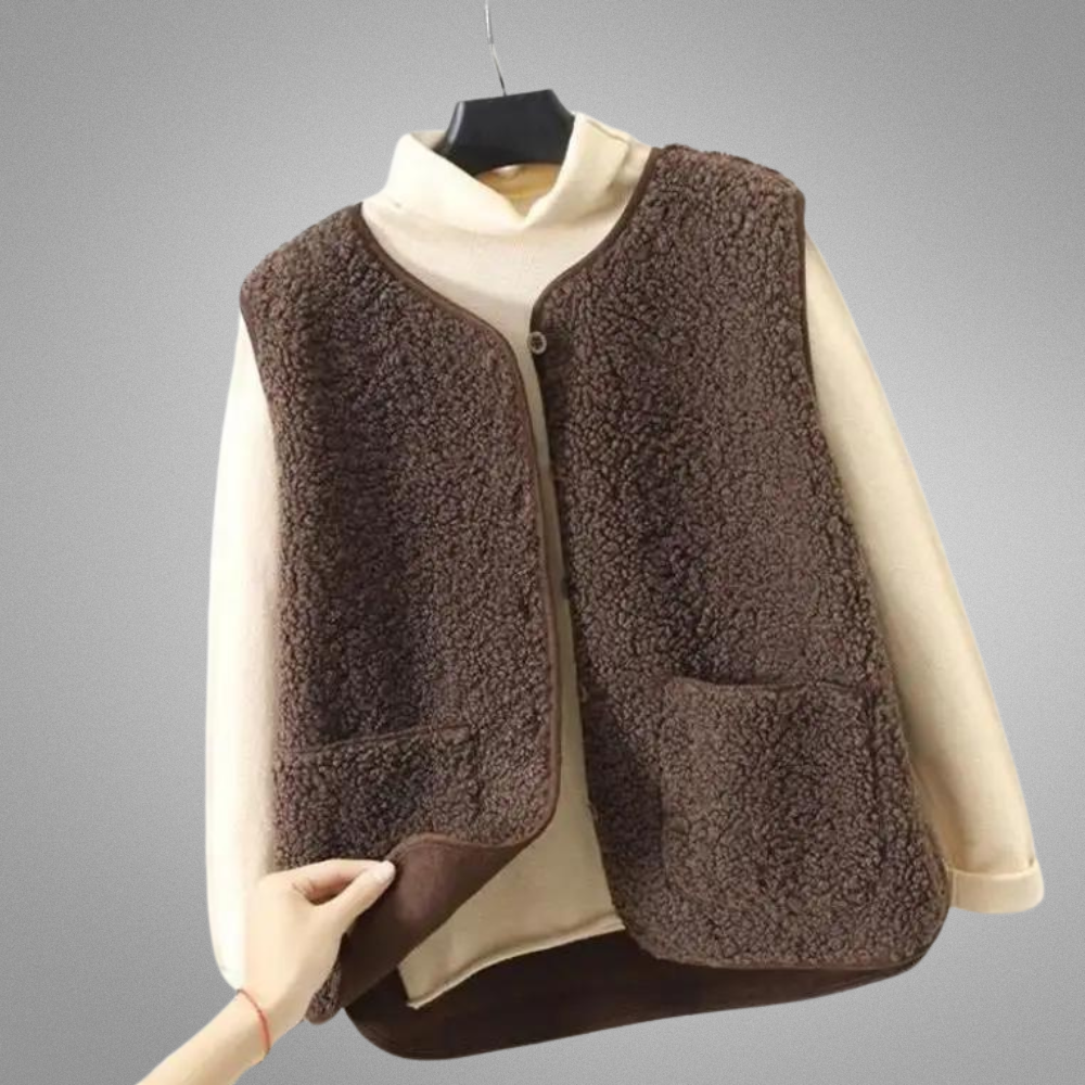 Mirelli | Trendy Fleece Cardigan