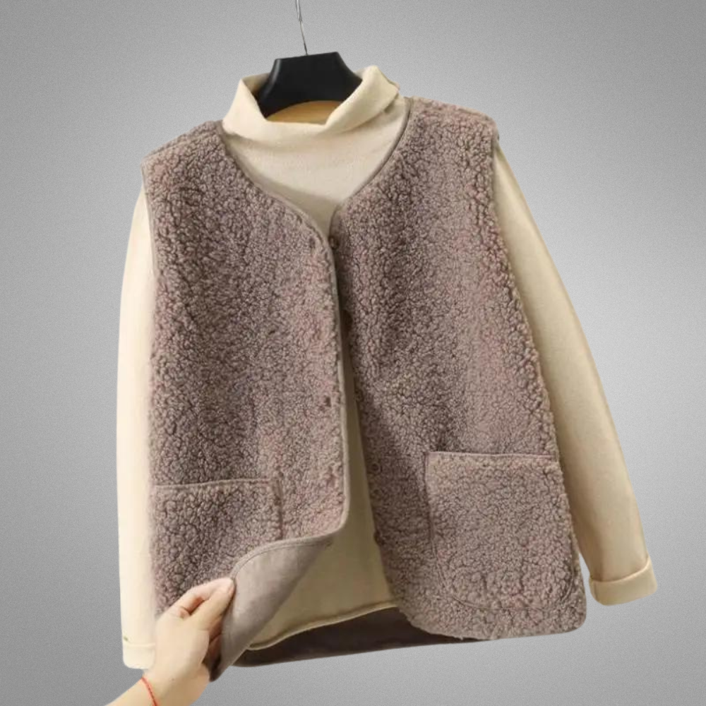 Mirelli | Trendy Fleece Cardigan