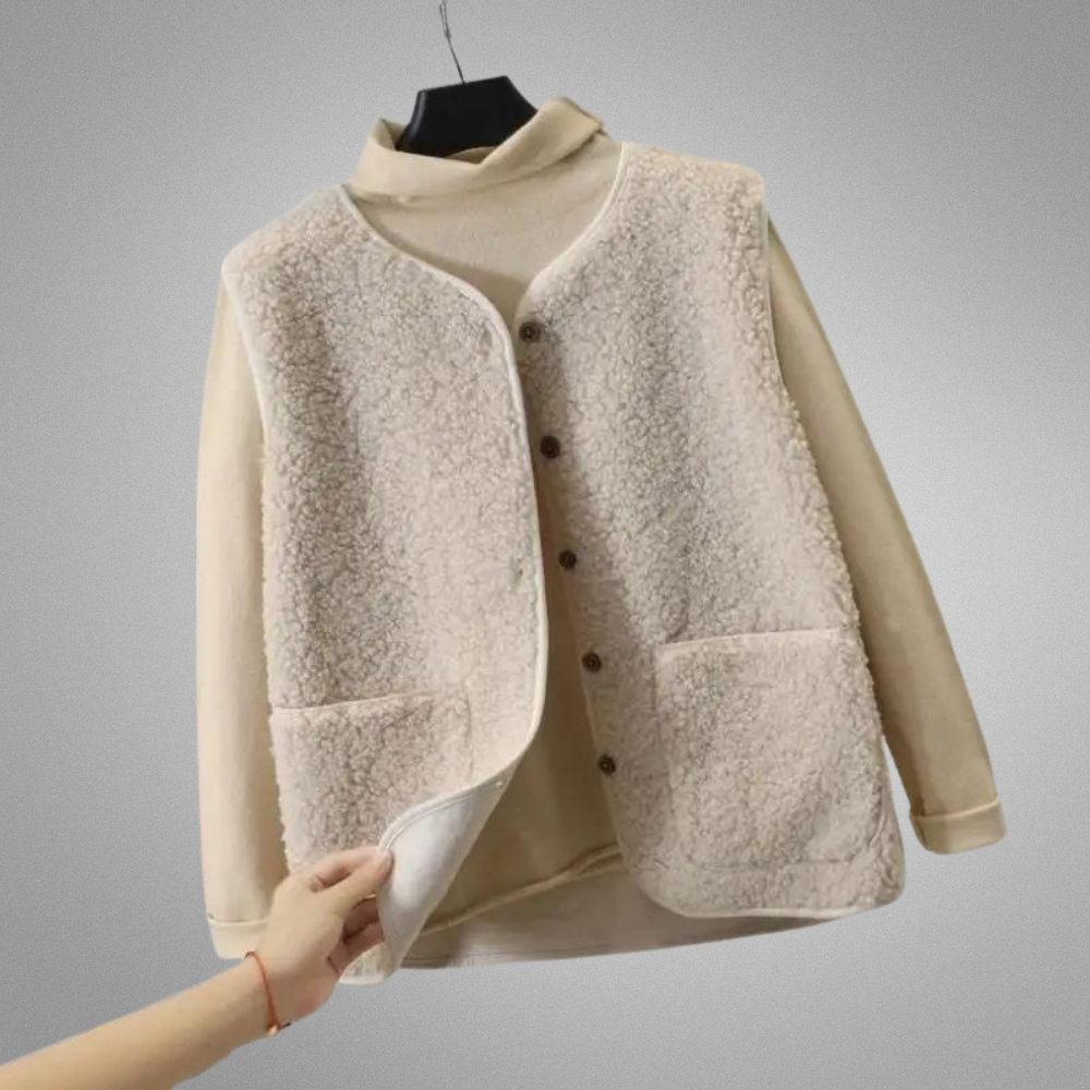 Mirelli | Trendy Fleece Cardigan