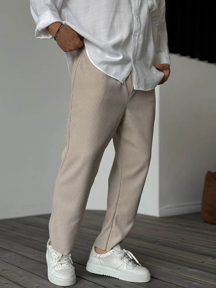 Mirelli | Wide leg linen pants