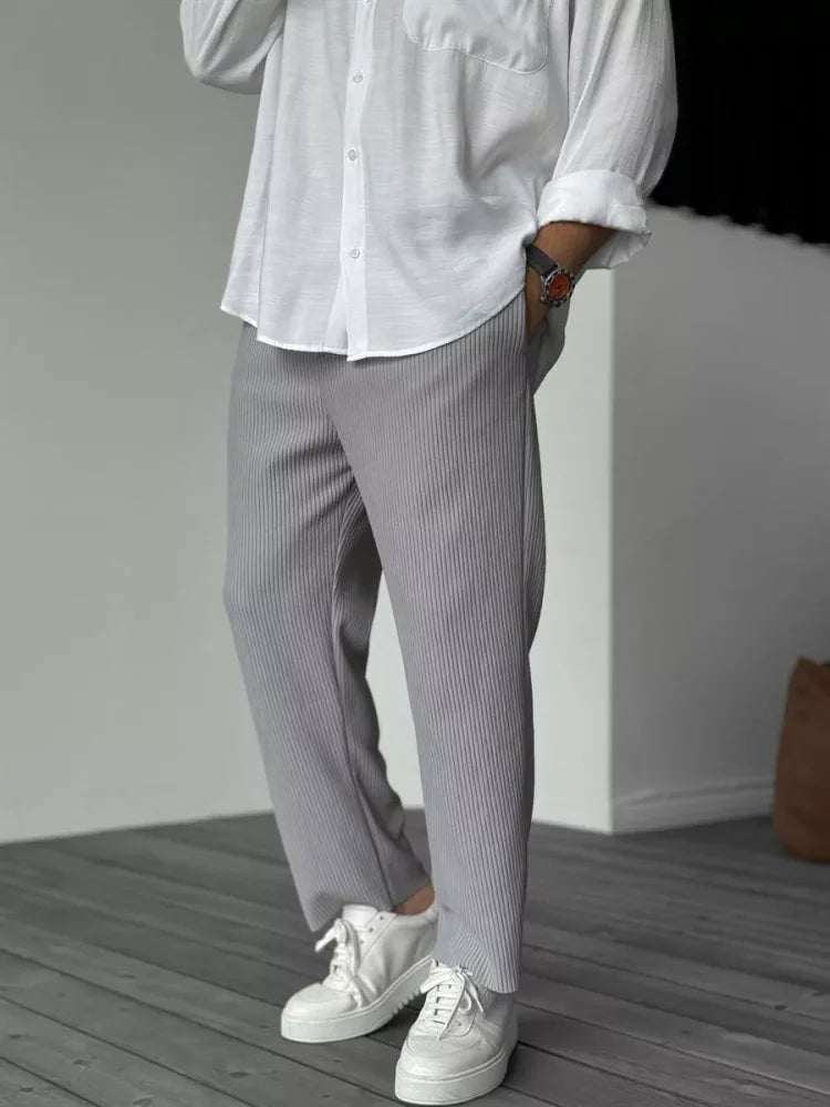 Mirelli | Wide leg linen pants