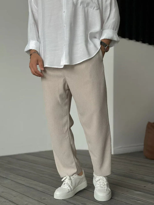 Mirelli | Wide leg linen pants