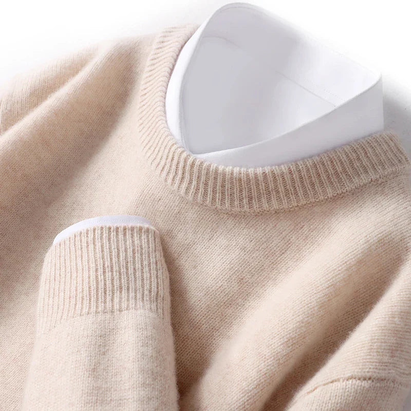 Mirelli | Wool sweater with O-neck