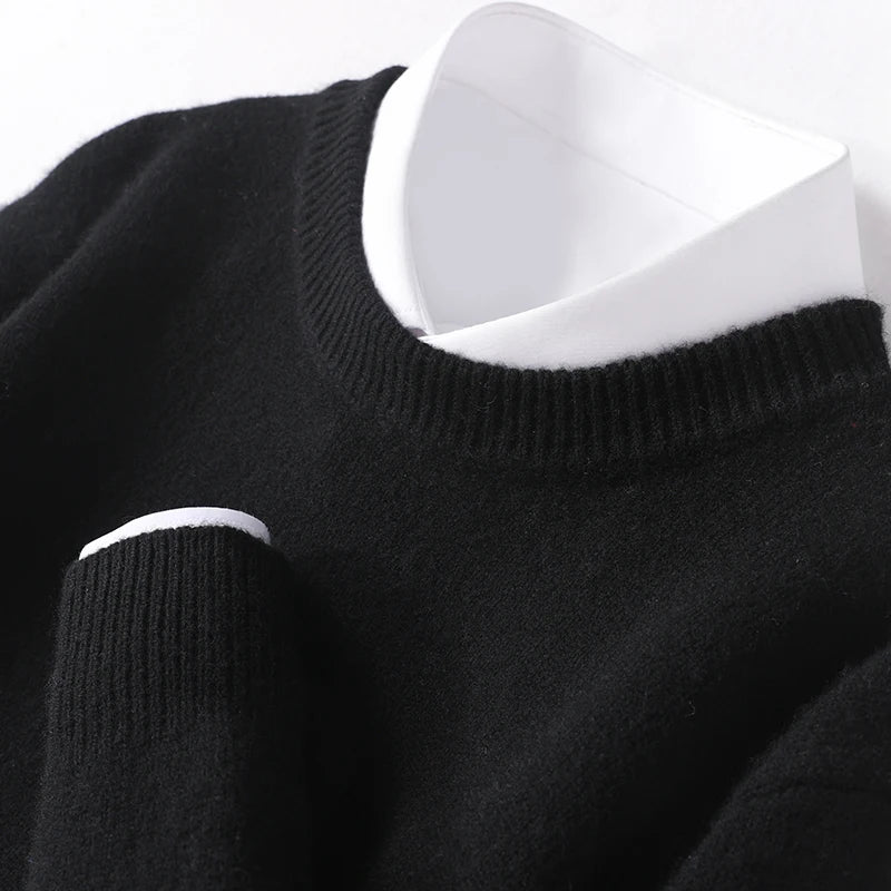 Mirelli | Wool sweater with O-neck