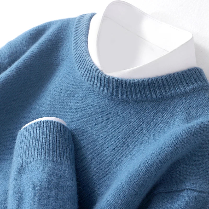 Mirelli | Wool sweater with O-neck