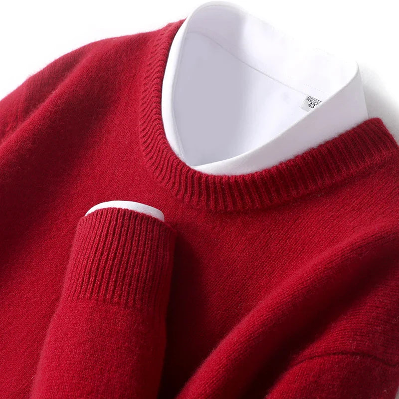 Mirelli | Wool sweater with O-neck