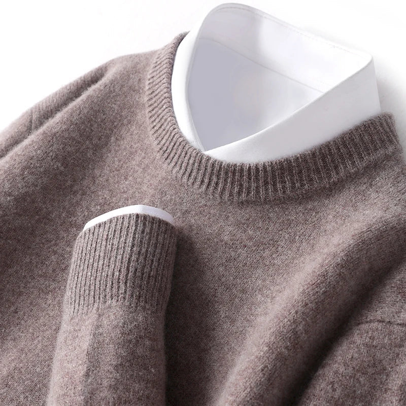 Mirelli | Wool sweater with O-neck