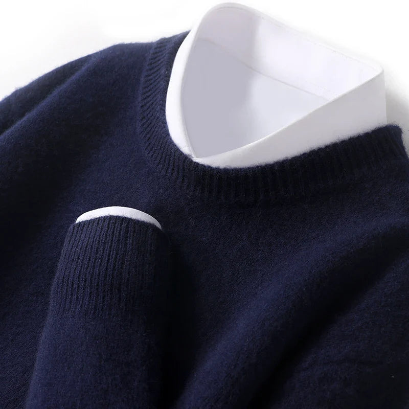 Mirelli | Wool sweater with O-neck