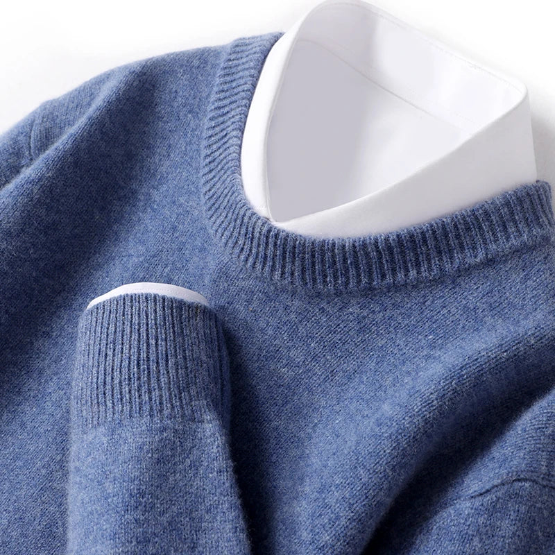 Mirelli | Wool sweater with O-neck